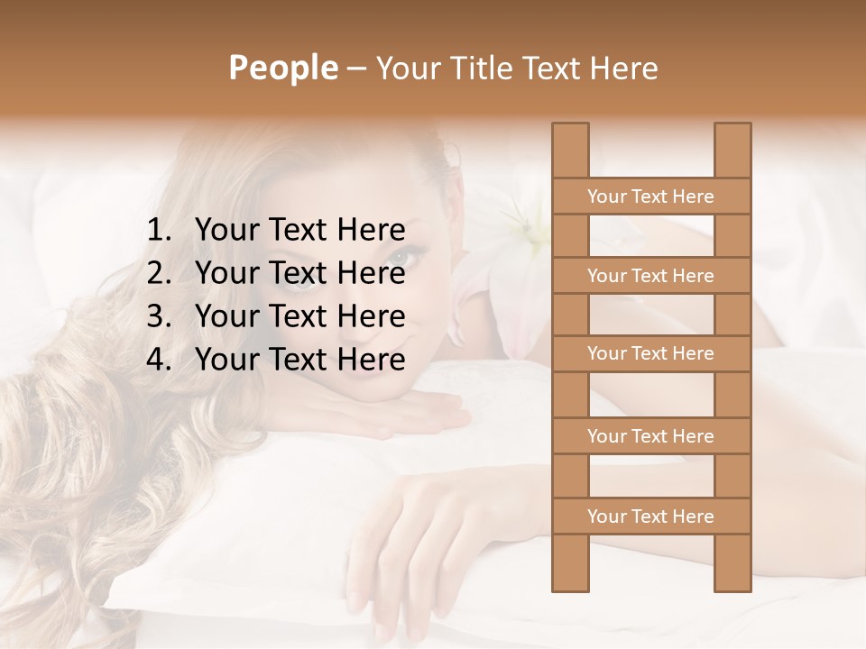 Pillow Lifestyle Spa PowerPoint Template