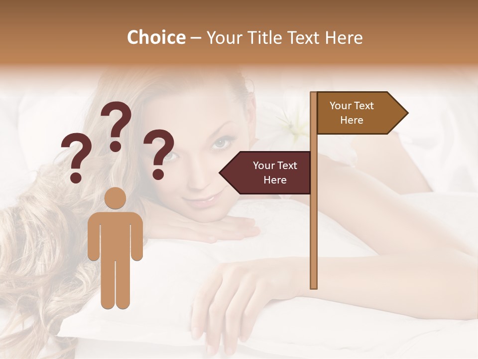 Pillow Lifestyle Spa PowerPoint Template