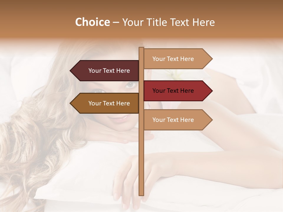Pillow Lifestyle Spa PowerPoint Template