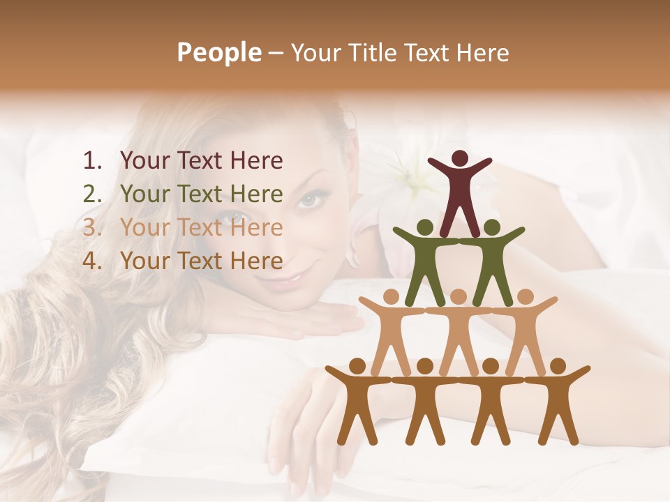 Pillow Lifestyle Spa PowerPoint Template