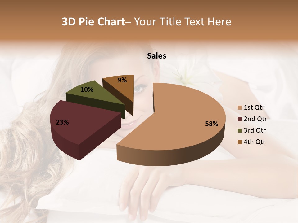 Pillow Lifestyle Spa PowerPoint Template