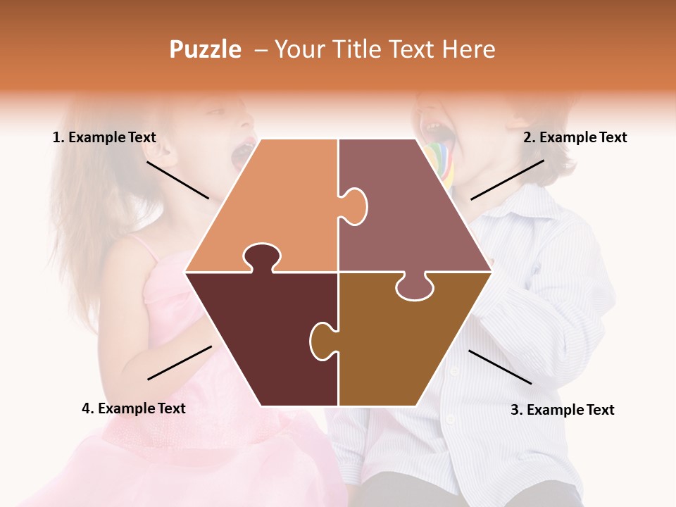 Healthy Childhood Cheerful PowerPoint Template