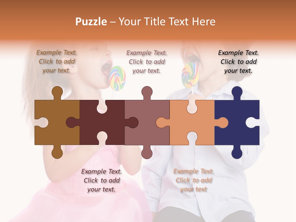 Healthy Childhood Cheerful PowerPoint Template