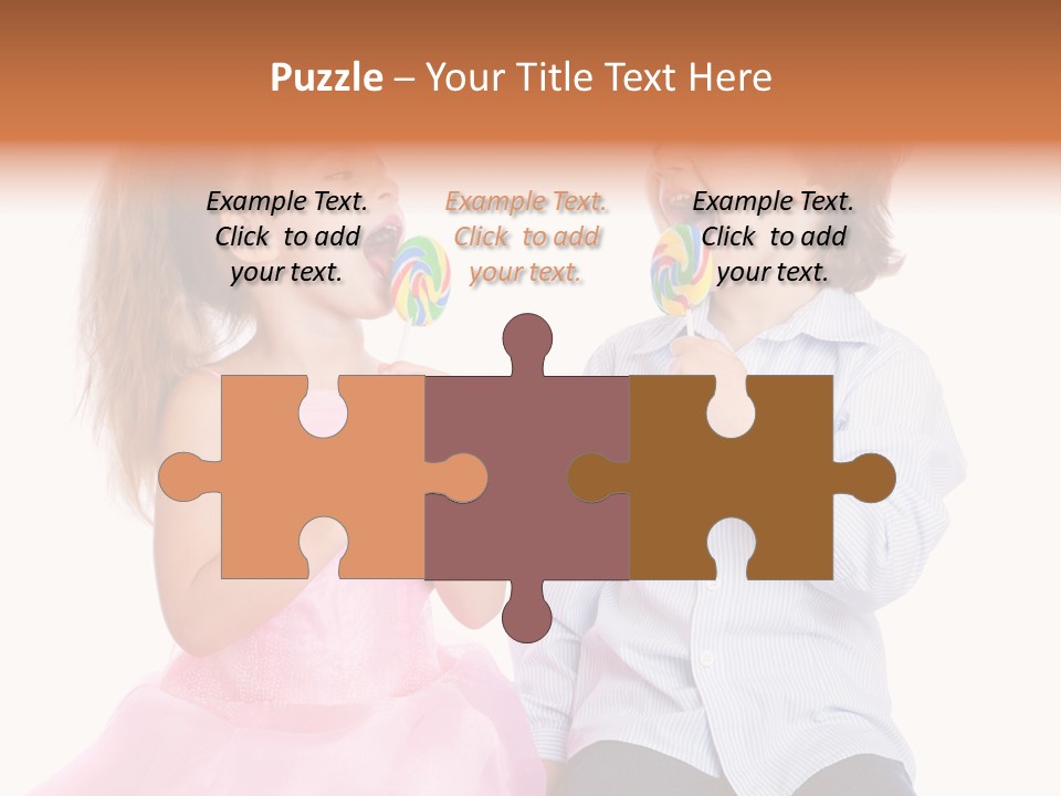 Healthy Childhood Cheerful PowerPoint Template