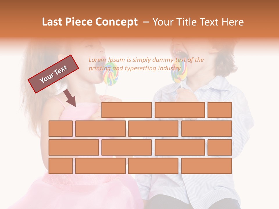 Healthy Childhood Cheerful PowerPoint Template