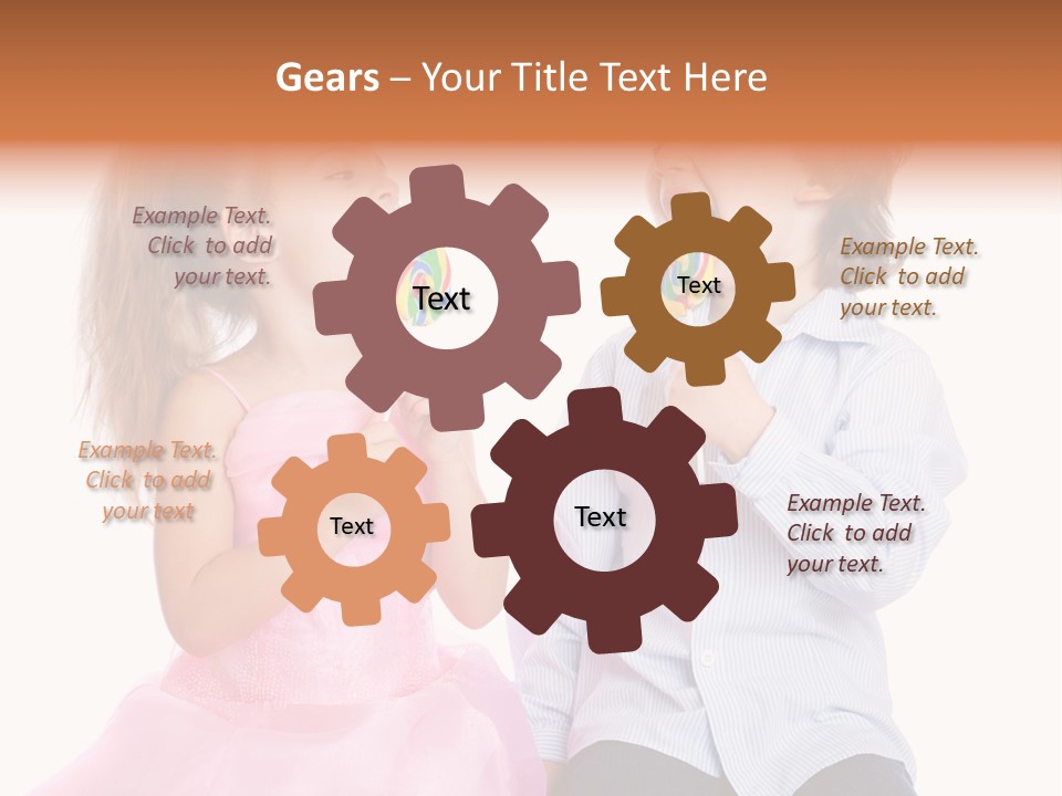 Healthy Childhood Cheerful PowerPoint Template