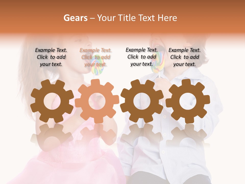 Healthy Childhood Cheerful PowerPoint Template