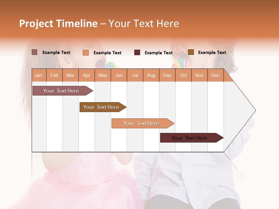 Healthy Childhood Cheerful PowerPoint Template