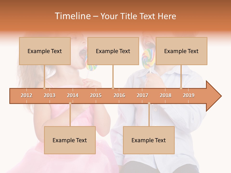 Healthy Childhood Cheerful PowerPoint Template