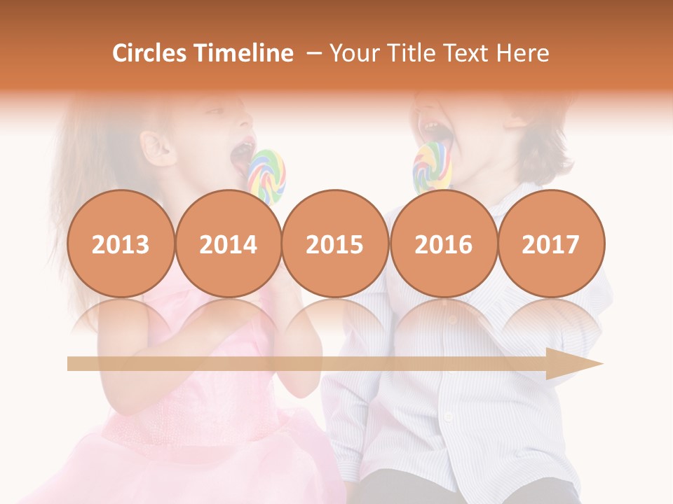 Healthy Childhood Cheerful PowerPoint Template