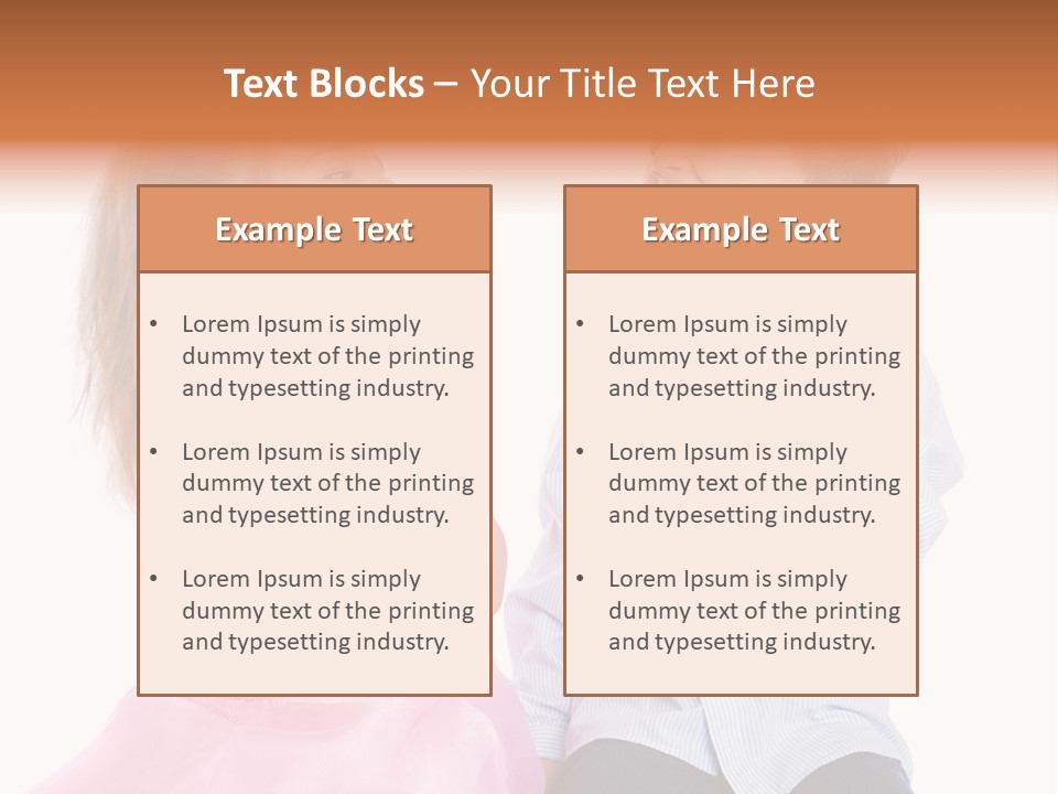 Healthy Childhood Cheerful PowerPoint Template
