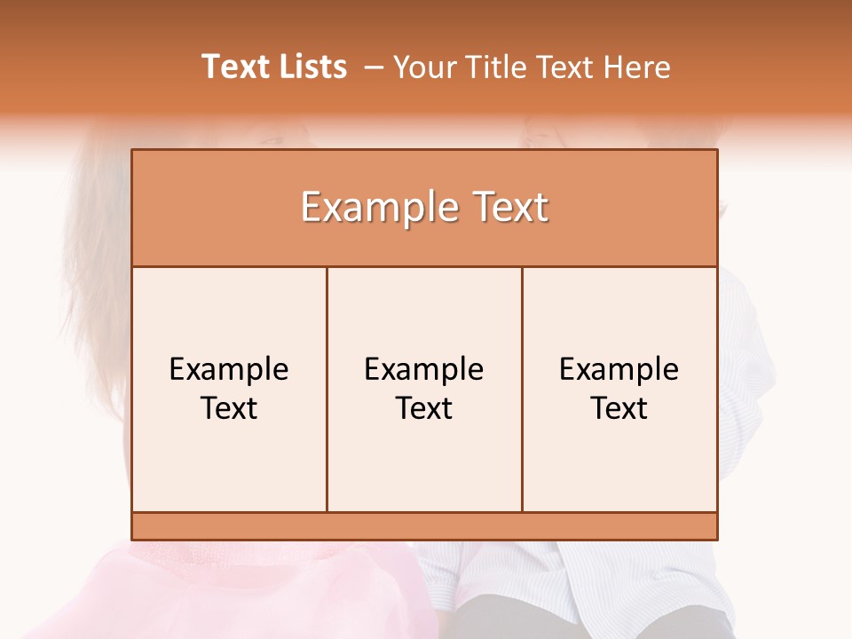 Healthy Childhood Cheerful PowerPoint Template
