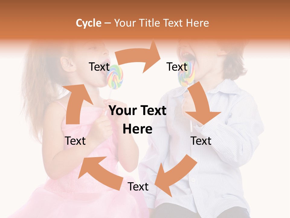 Healthy Childhood Cheerful PowerPoint Template