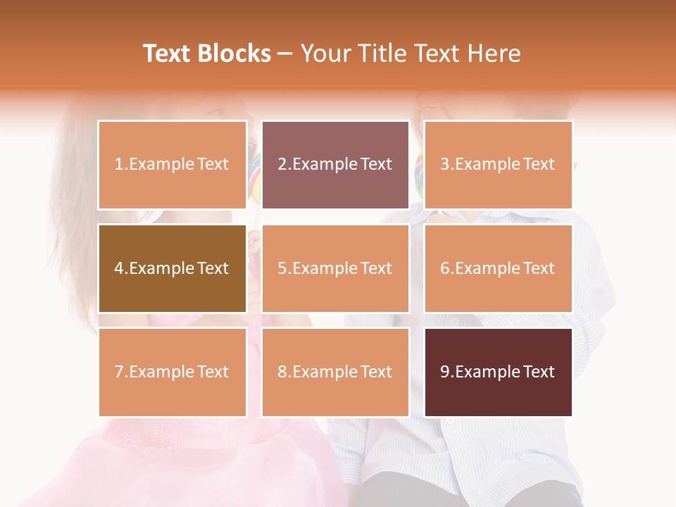 Healthy Childhood Cheerful PowerPoint Template