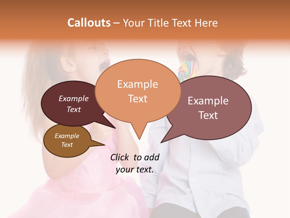 Healthy Childhood Cheerful PowerPoint Template