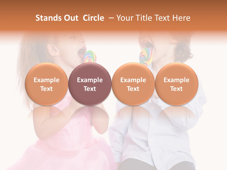 Healthy Childhood Cheerful PowerPoint Template