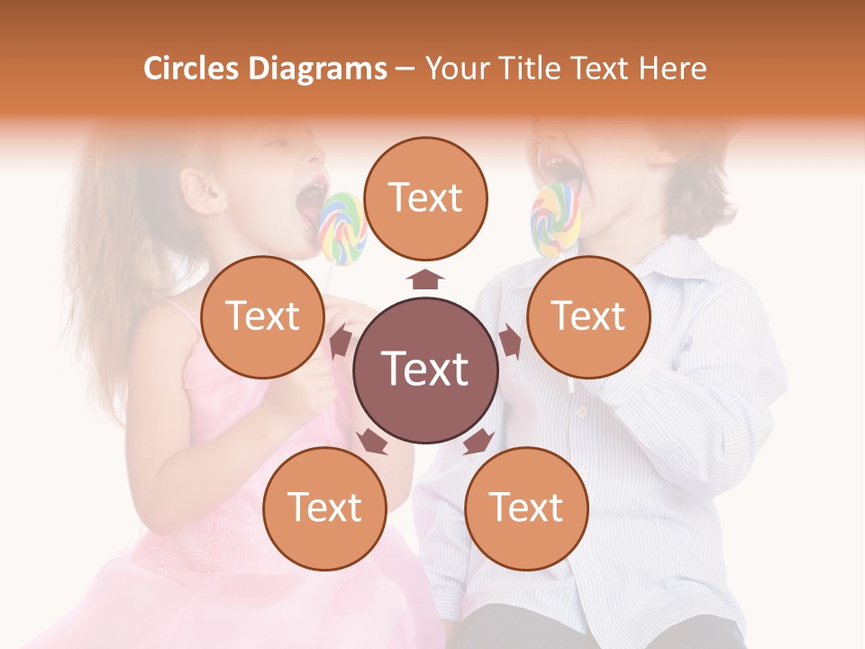 Healthy Childhood Cheerful PowerPoint Template