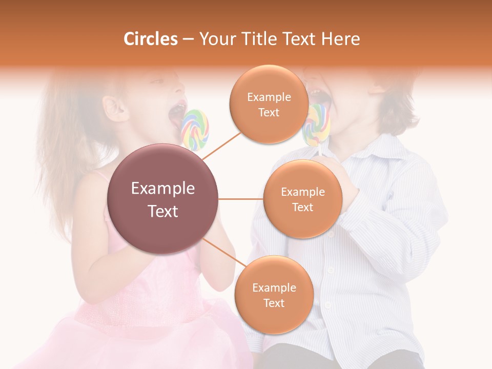 Healthy Childhood Cheerful PowerPoint Template