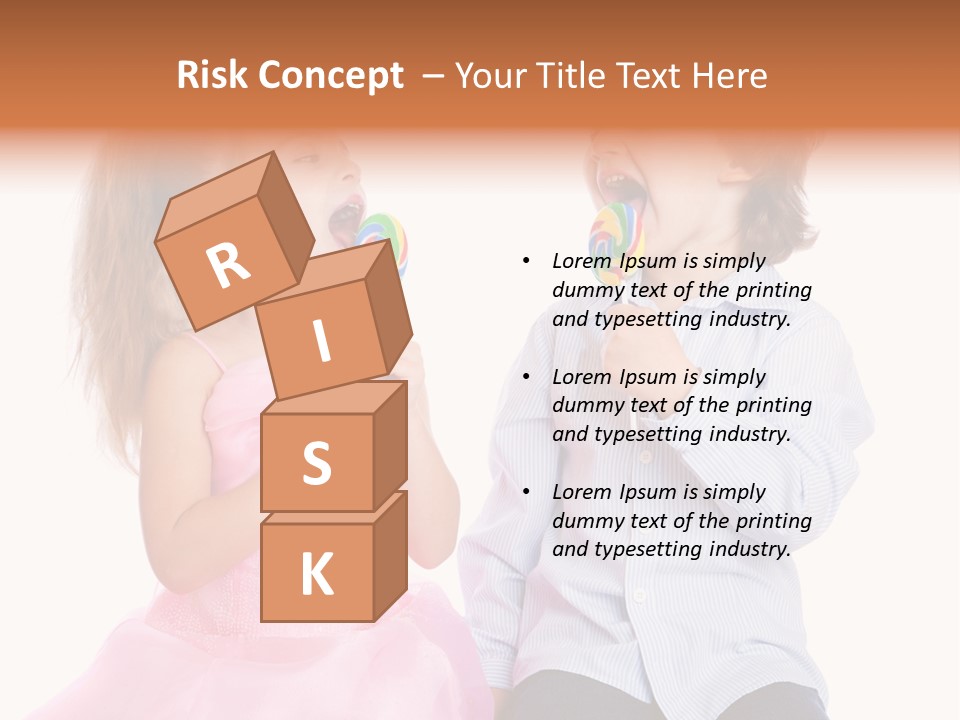 Healthy Childhood Cheerful PowerPoint Template