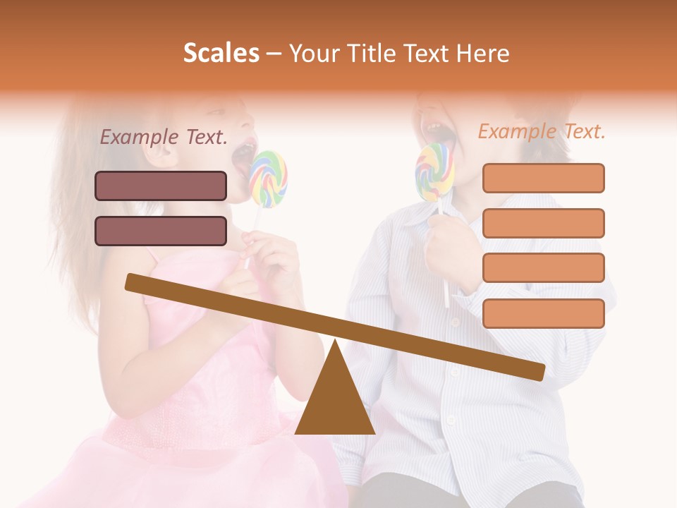 Healthy Childhood Cheerful PowerPoint Template