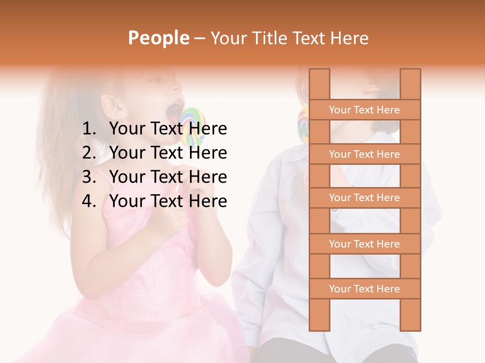 Healthy Childhood Cheerful PowerPoint Template