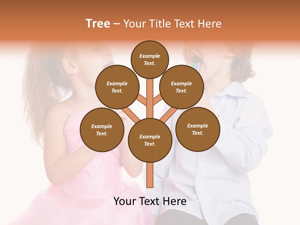 Healthy Childhood Cheerful PowerPoint Template