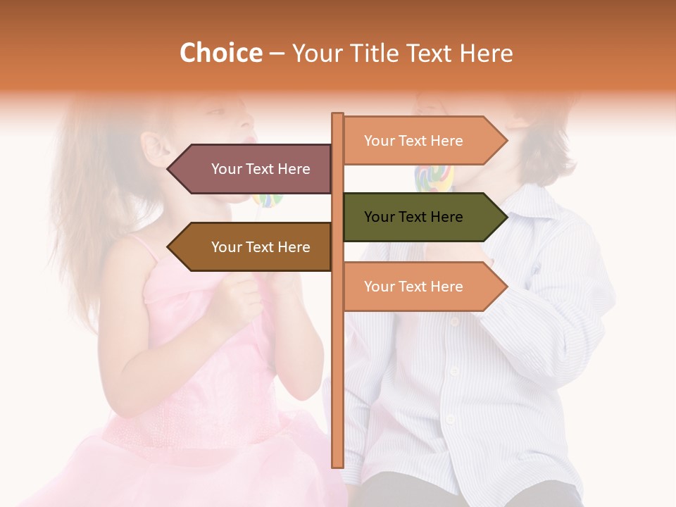 Healthy Childhood Cheerful PowerPoint Template