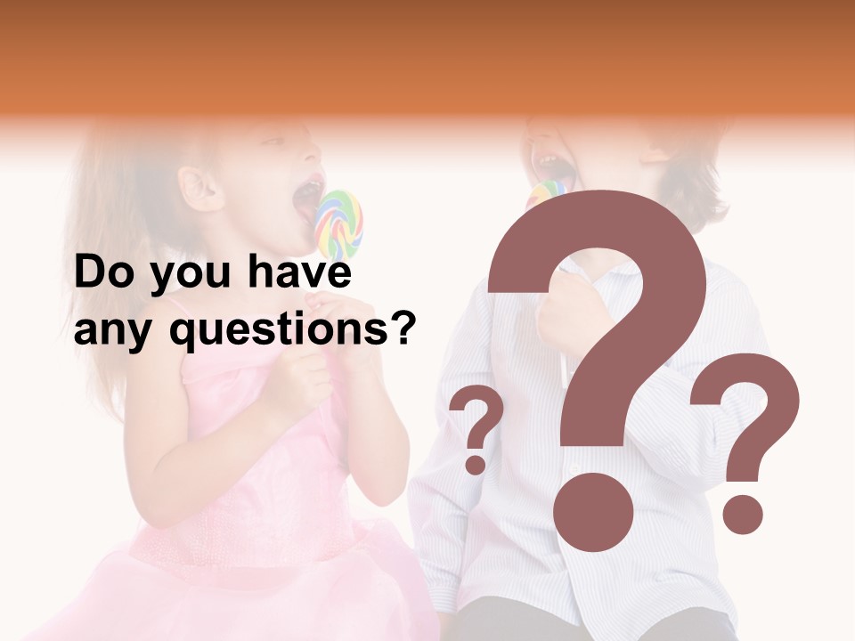 Healthy Childhood Cheerful PowerPoint Template