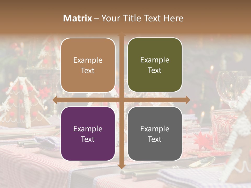 Elegant Restaurant Tableware PowerPoint Template