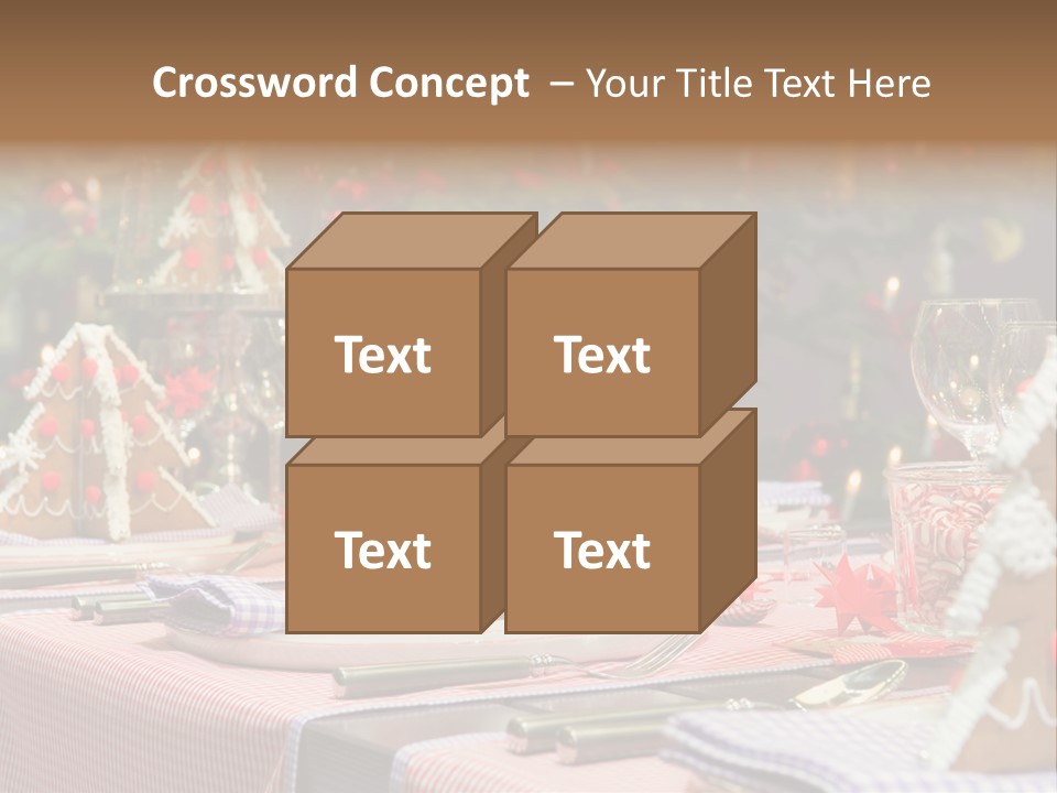 Elegant Restaurant Tableware PowerPoint Template