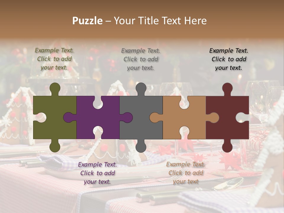 Elegant Restaurant Tableware PowerPoint Template