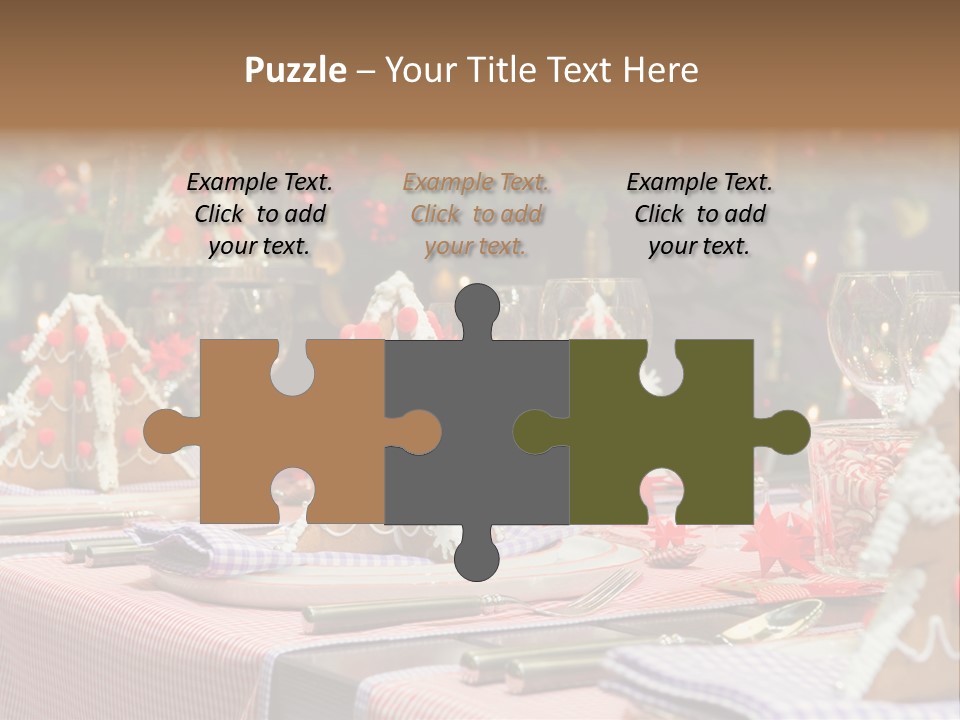 Elegant Restaurant Tableware PowerPoint Template