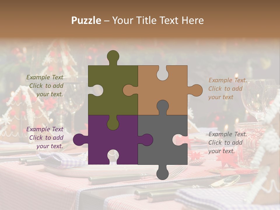 Elegant Restaurant Tableware PowerPoint Template