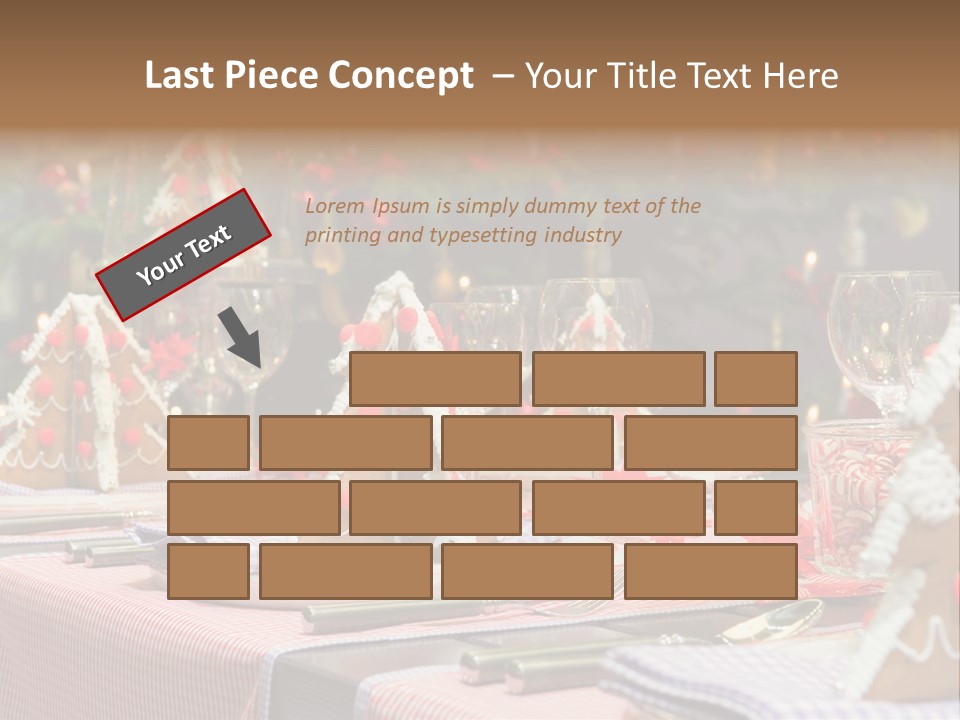 Elegant Restaurant Tableware PowerPoint Template