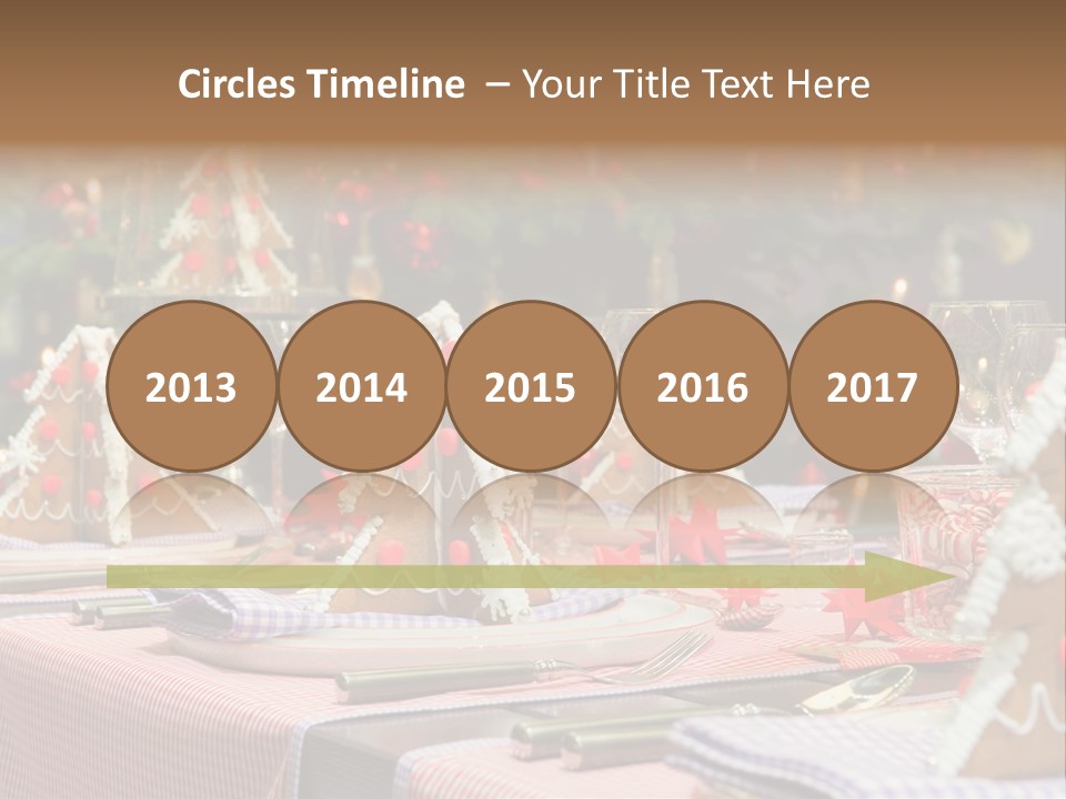 Elegant Restaurant Tableware PowerPoint Template