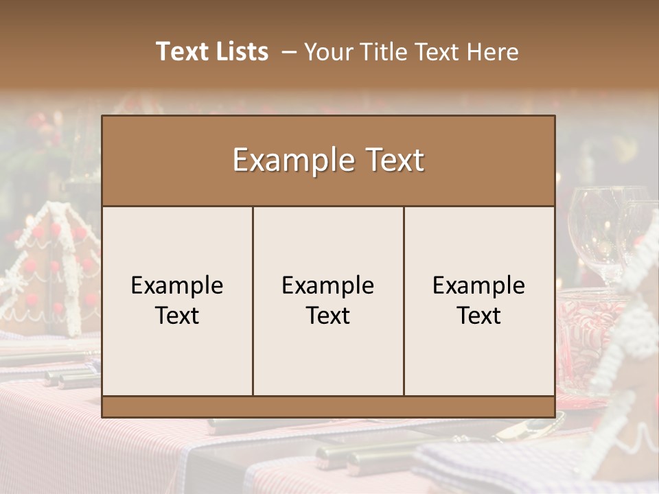 Elegant Restaurant Tableware PowerPoint Template