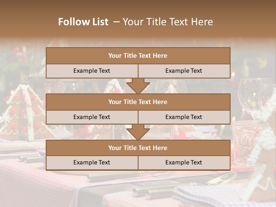 Elegant Restaurant Tableware PowerPoint Template