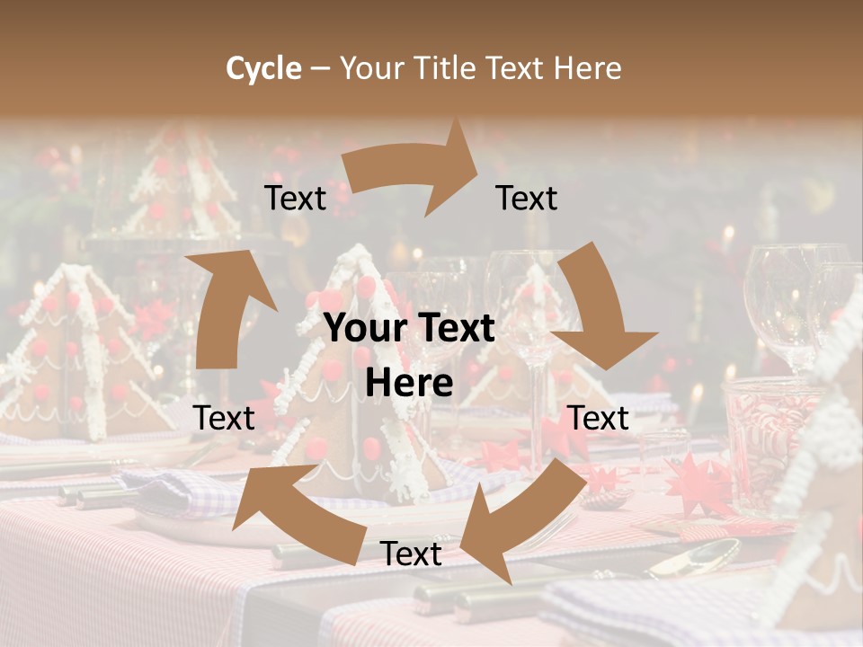 Elegant Restaurant Tableware PowerPoint Template