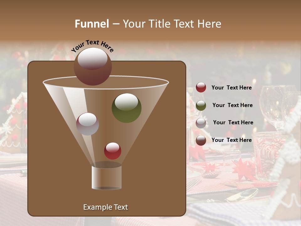 Elegant Restaurant Tableware PowerPoint Template