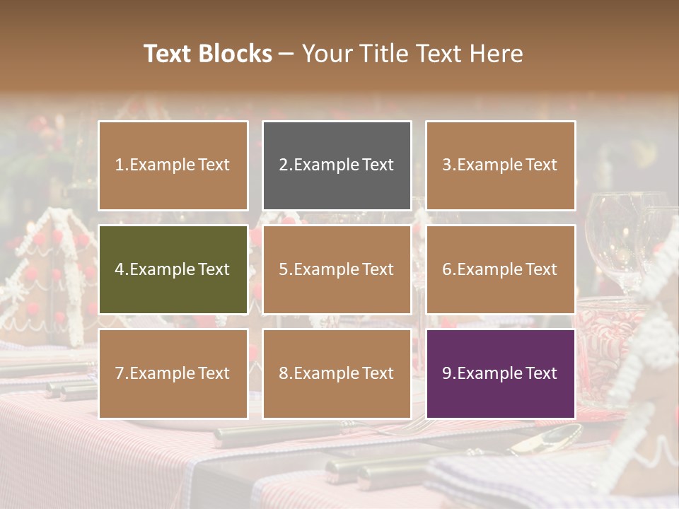 Elegant Restaurant Tableware PowerPoint Template