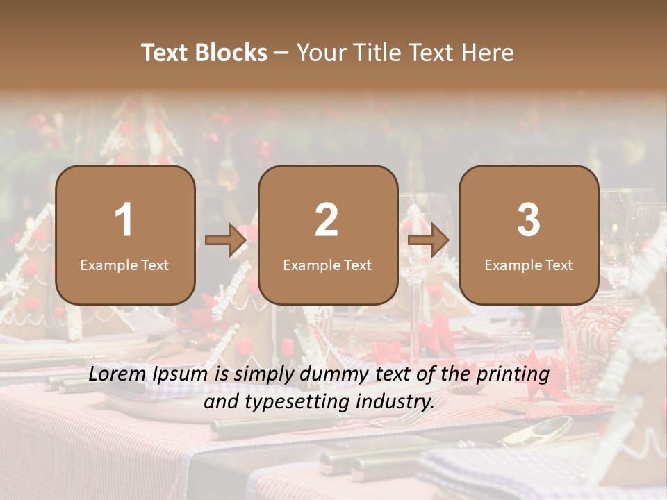 Elegant Restaurant Tableware PowerPoint Template