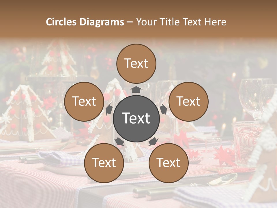 Elegant Restaurant Tableware PowerPoint Template