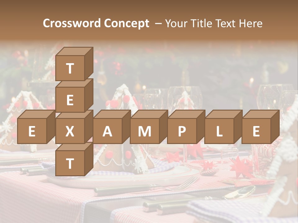 Elegant Restaurant Tableware PowerPoint Template