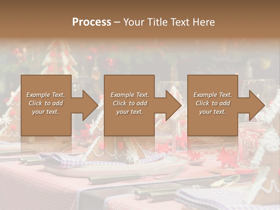 Elegant Restaurant Tableware PowerPoint Template