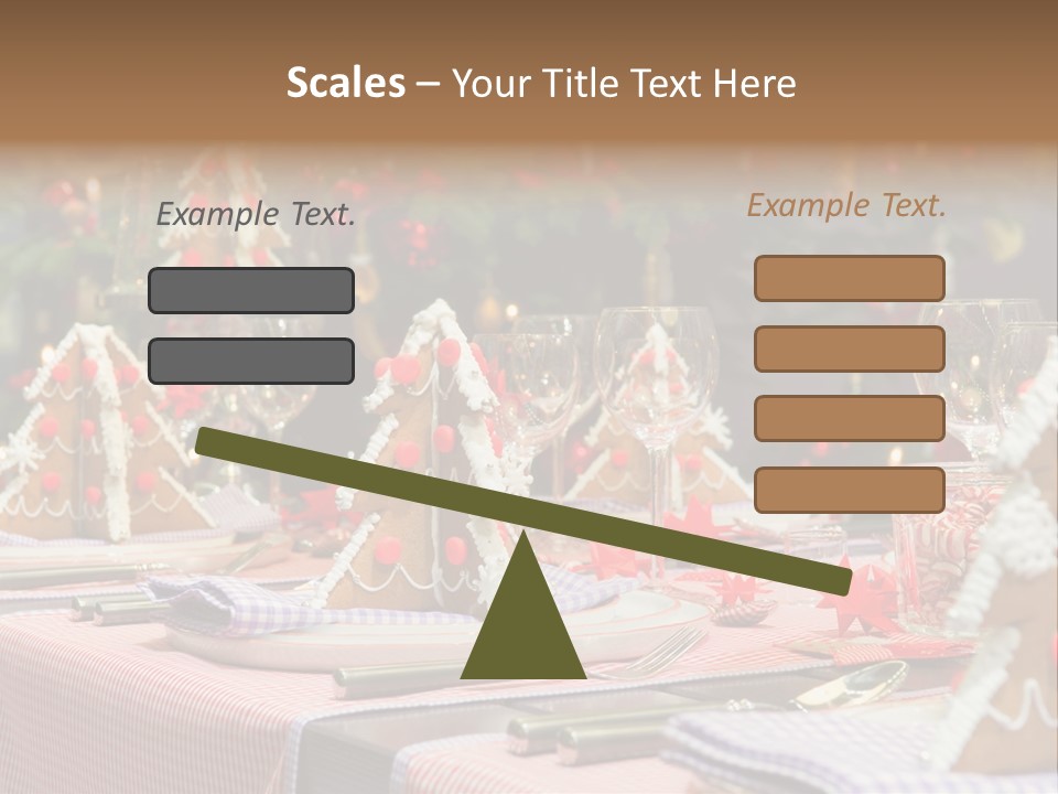 Elegant Restaurant Tableware PowerPoint Template