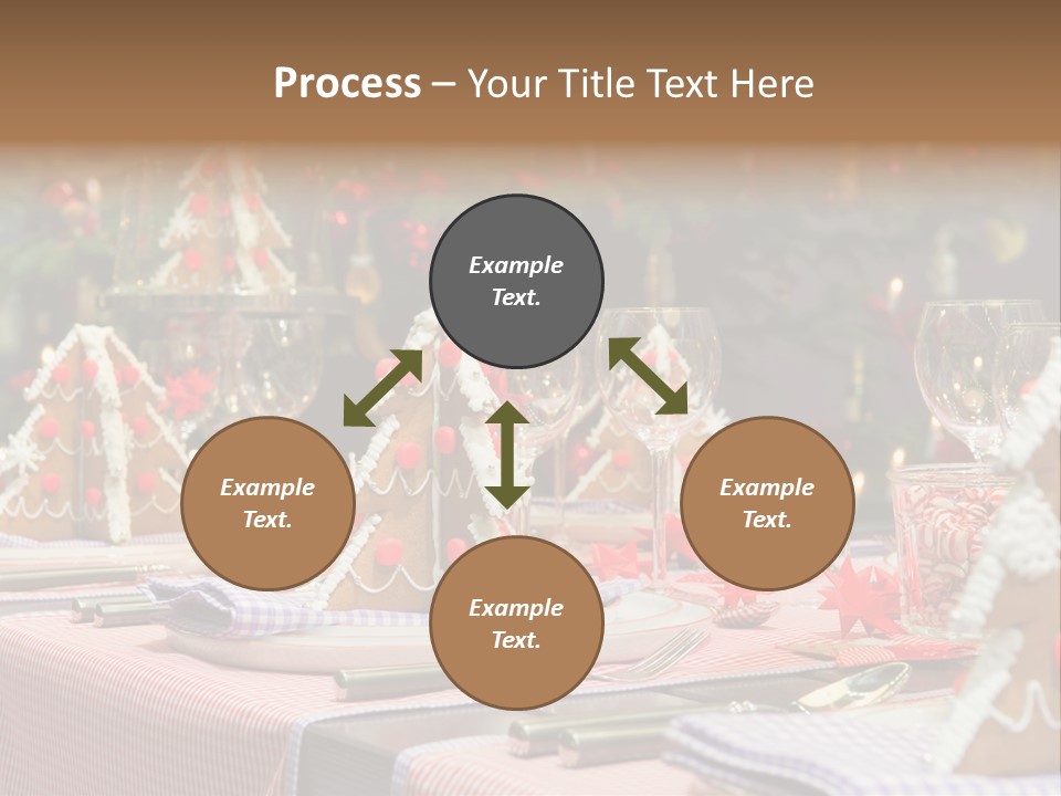 Elegant Restaurant Tableware PowerPoint Template