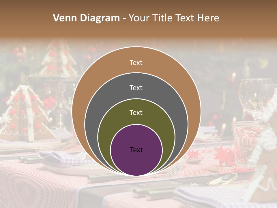 Elegant Restaurant Tableware PowerPoint Template