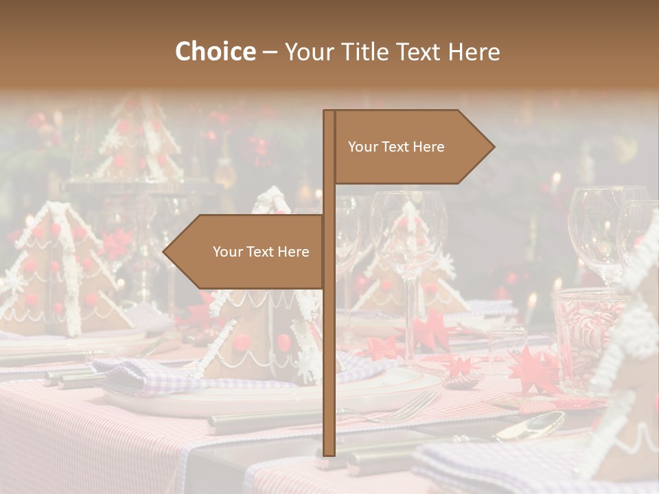 Elegant Restaurant Tableware PowerPoint Template