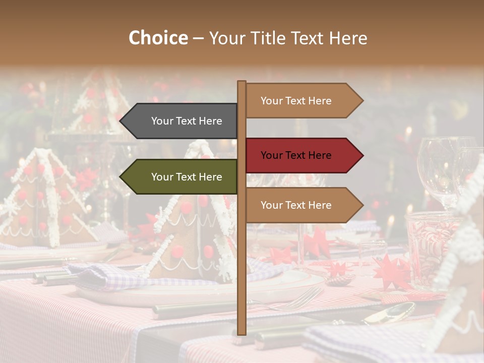 Elegant Restaurant Tableware PowerPoint Template