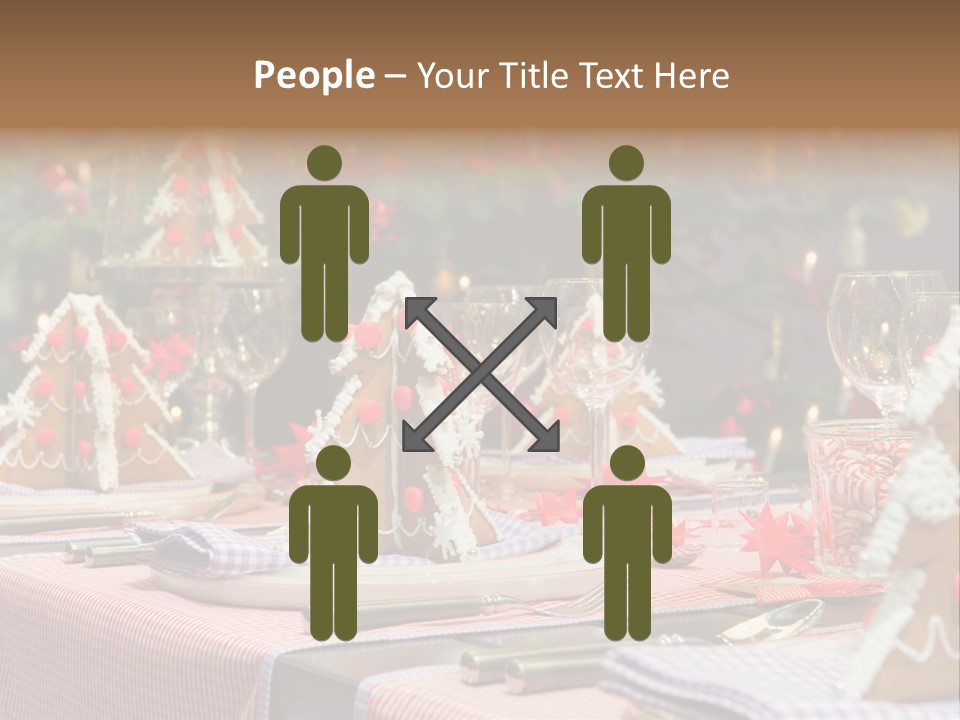 Elegant Restaurant Tableware PowerPoint Template